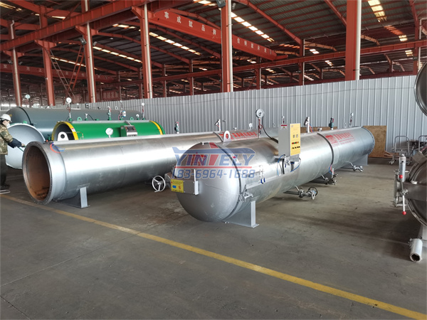 1米*18.5米長橡膠管道硫化罐